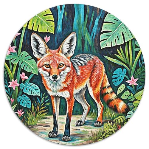 1000 Teile Schakal Puzzle Für Jugendliche Und Erwachsene Familien Spiel Schakal Tropische Pflanzen Puzzles Aus Karton Wohndekoration Geschenk Für Erwachsene 1000pcs (67.5x67.5cm) von WXLWHR