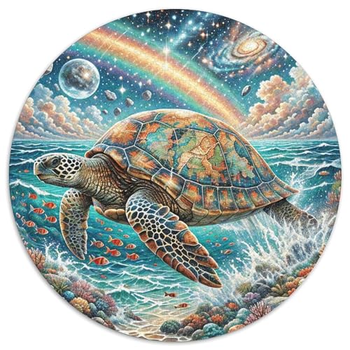 1000 Teile Schildkröte Puzzle Für Jugendliche Und Erwachsene Geduldspiel Schildkröte Nebel Koralle Puzzles Aus Karton Wohndekoration Geschenkideen 1000pcs (67.5x67.5cm) von WXLWHR