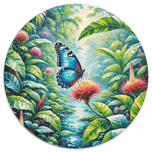 1000 Teile Schmetterling Puzzle Für Jugendliche Und Erwachsene Geschicklichkeitsspiel Schmetterling Dschungel Puzzles Aus Karton Wohndekoration Geschenk Zum Geburtstag 1000pcs (67.5x67.5cm) von WXLWHR