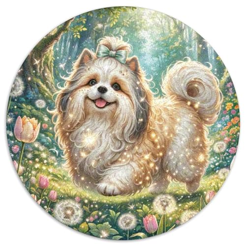 1000 Teile Shih Tzu Puzzle Für Erwachsene Und Kinder Puzzlespiel Kreativspiel Familien Spiel Puzzle Aus Karton Wohndekoration Einzigartiges Geschenk 1000pcs (67.5x67.5cm) von WXLWHR