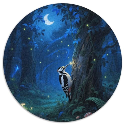 1000 Teile Specht Puzzle Für Jugendliche Und Erwachsene Geschicklichkeitsspiel Specht Wald Puzzle Aus Karton Wohndekoration Unique Gift 1000pcs (67.5x67.5cm) von WXLWHR
