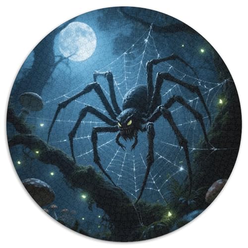 1000 Teile Spinne Puzzle Für Jugendliche Und Erwachsene Geschicklichkeitsspiel Spinne Dichter Wald Puzzles Aus Karton Wohndekoration Geschenk Für Erwachsene 1000pcs (67.5x67.5cm) von WXLWHR