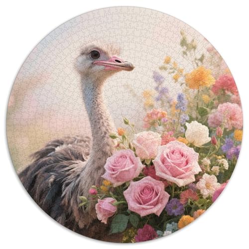 1000 Teile Strauß Puzzle – Für Erwachsene, Anspruchsvolles Spiel, Rosenstrauch Puzzle, Dekoration, Geschenk Für Erwachsene 1000pcs (67.5x67.5cm) von WXLWHR