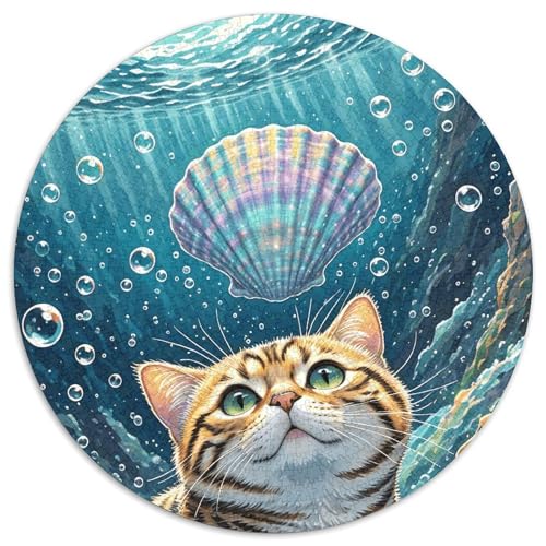 1000 Teile Tabby Puzzle Für Jugendliche Und Erwachsene Geduldspiel Tabby Muscheln Puzzle Aus Karton Wohndekoration Einzigartiges Geschenk 1000pcs (67.5x67.5cm) von WXLWHR