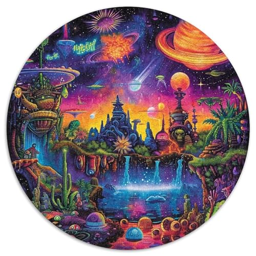 1000 Teile TraumPlanet Puzzle Für Erwachsene Und Kinder aus Karton Pädagogisches Spiel Traumhafter Planet Puzzle Wohnkultur Geschenk 1000pcs (67.5x67.5cm) von WXLWHR