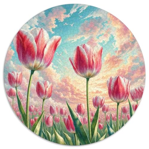 1000 Teile Tulpe Puzzle Für Erwachsene Und Kinder Schwieriges Spiel Familien Spiel Puzzle Aus Karton Wohndekoration Einzigartiges Geschenk 1000pcs (67.5x67.5cm) von WXLWHR