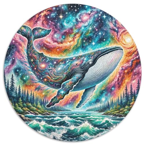 1000 Teile Wal Puzzle Für Jugendliche Und Erwachsene Pädagogisches Spiel Wal Fantasienebel Puzzle Aus Karton Wohndekoration Geschenk Zu Weihnachten 1000pcs (67.5x67.5cm) von WXLWHR