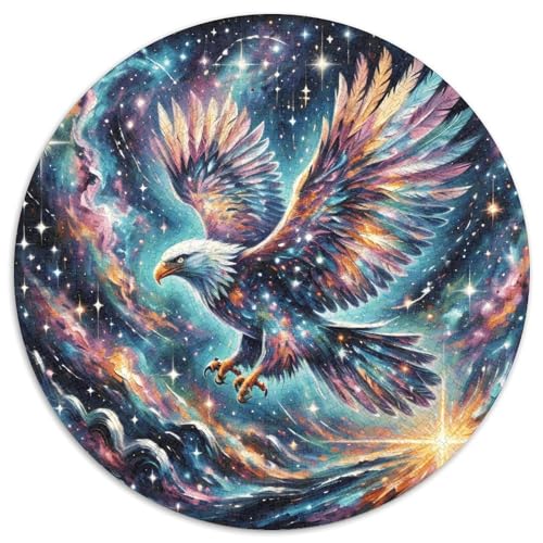 1000 Teile Weißkopfseeadler Puzzle Für Jugendliche Und Erwachsene Geschicklichkeitsspiel Weißkopfseeadler Glitzernder Nebel Puzzles Aus Karton Wohndekoration Geschenkideen 1000pcs (67.5x67.5cm) von WXLWHR