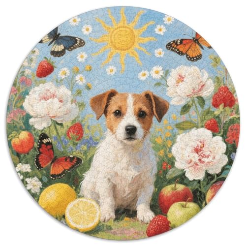 1000 Teile Welpe Puzzle Für Jugendliche Und Erwachsene Geschicklichkeitsspiel Welpe Blumen Frucht Puzzles Aus Karton Wohndekoration Geschenk Zum Geburtstag 1000pcs (67.5x67.5cm) von WXLWHR