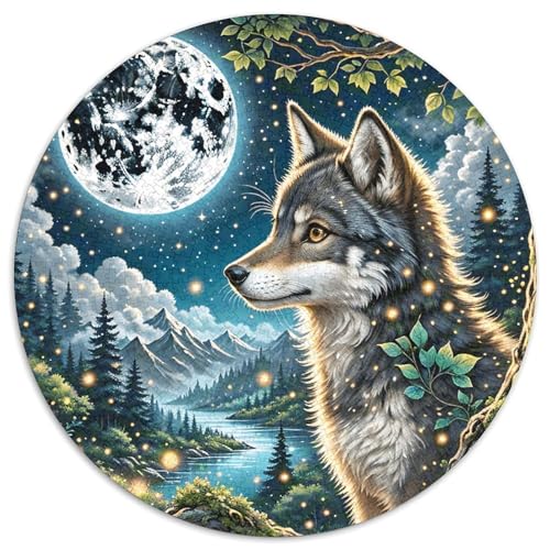 1000 Teile Wolf Puzzle Für Jugendliche Und Erwachsene Geschicklichkeitsspiel Wolfswelpe Dschungel Puzzles Aus Karton Wohndekoration Geschenkideen 1000pcs (67.5x67.5cm) von WXLWHR