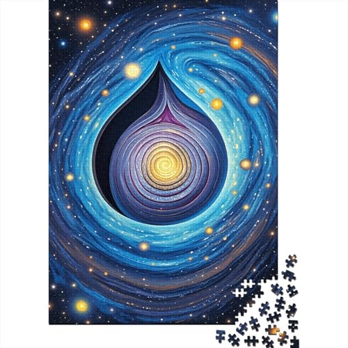 1000 Teile Zwiebel Puzzle Für Erwachsene Und Kinder Holzpuzzle Pädagogisches Spiel Zwiebel-Nebel Puzzle Wohndekoration Unique Gift 1000pcs (75x50cm) von WXLWHR