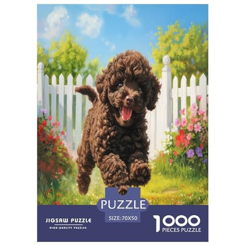 Cockapoo Puzzles 1000 Teile Schwer Puzzle Spielzeug Pädagogisches Spiel Impossible Herausforderungsspielzeug Für Erwachsene Und Kinder Ab 14 Jahren 70x50cm/1000pcs von WXLWHR