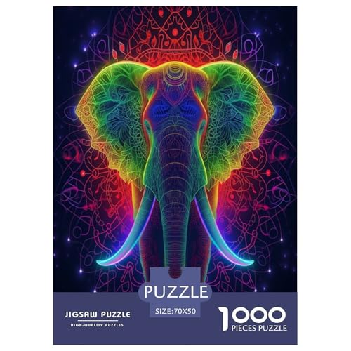 Elefanten Puzzle 1000-teilige Schwer Puzzle Spielzeug Lernspiel Impossible Herausforderungsspielzeug Für Erwachsene Kinder 70x50cm/1000pcs Elefanten Puzzle 1000-teilige Schwer Puzzle Spielzeug Lernspiel Impossible Herausforderungsspielzeug Für Erwachsene Kinder 70x50cm/1000pcs von WXLWHR