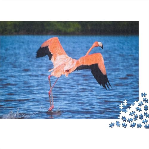 1000 Teile Puzzle Tiere Flamingos für Erwachsene Kinder Holzpuzzle Lernspielzeug 1000 Teile (75x50cm) von WXMMoney