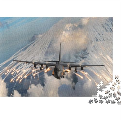 1000 Teile Puzzle für Erwachsene, Militärischer Kämpfer, Holzpuzzle, pädagogische, intellektuelle Puzzles, lustiges Familienspiel, 1000 Teile (75 x 50 cm) von WXMMoney
