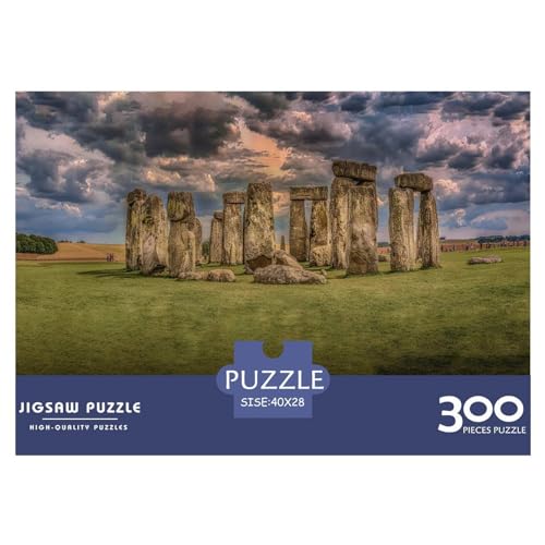 300-teiliges Puzzle für Erwachsene, Britisches Stadtbild-Puzzle, kreatives rechteckiges Holzpuzzle, Geschenk für Freunde und Familie, 300 Teile (40 x 28 cm) von WXMMoney