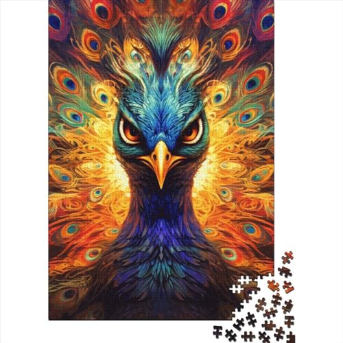 Art Animal Peacock Puzzle 300 Teile,Puzzlespiel Für Erwachsene,Impossible Puzzle,Puzzle Geschicklichkeitsspiel Für Die Ganze Familie, Geschenke Für Männer/Frauen Erwachsenen Puzzel 300pcs (40x28cm) von WXMMoney