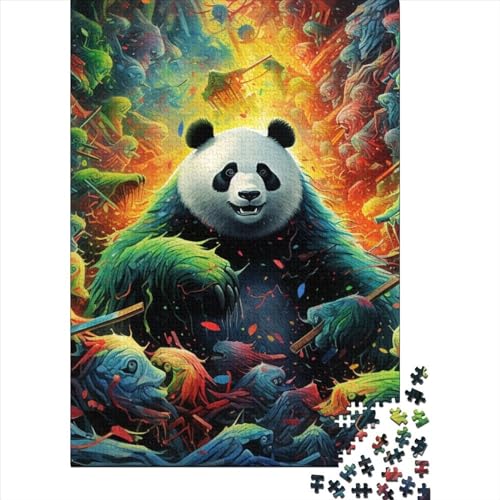 Art Panda Animals Puzzle 500 Teile Für Erwachsene Und Kinder Ab 14 Jahrenfür Stressabbauer Puzzlespiel Erwachsenen Puzzlespiel Puzzel 500pcs (52x38cm) von WXMMoney