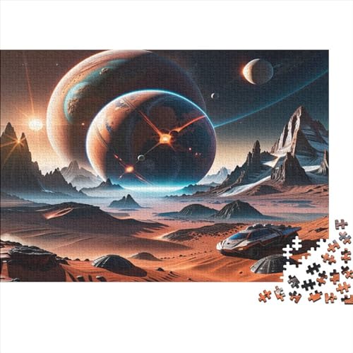 Galaktische Universum-Puzzle für Erwachsene, 500 klassisches Puzzle, entspannendes Holzpuzzlespiel, Denksportaufgabe, 500 Teile (52 x 38 cm) von WXMMoney