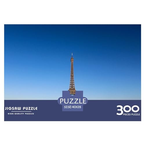 Holzpuzzle 300 Teile Französische Schönheit Puzzle Kreatives rechteckiges Puzzle Tolles Puzzle für Erwachsene 300 Teile (40 x 28 cm) von WXMMoney