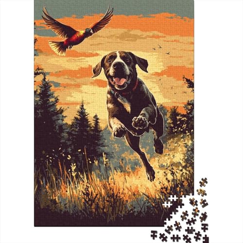 Puzzle 1000 Teile für Kinder, Der Labrador Retriever, Puzzle für 1000-teilige Puzzles, Lernspiele, 1000 Teile (75 x 50 cm) von WXMMoney
