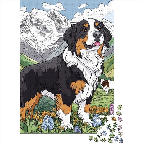 Puzzle 1000 Teile für Kinder | Beagle-Hunde-Puzzle | 1000-teiliges Puzzle, Holzpuzzle, Lernspiele, 1000 Teile (75 x 50 cm) von WXMMoney