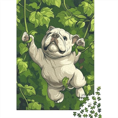 Puzzle für Kinder, 1000 Teile, Shar-Pei-Puzzle, Lernspiel, Herausforderungsspielzeug, Puzzles für Kinder, 1000 Teile (75 x 50 cm) von WXMMoney