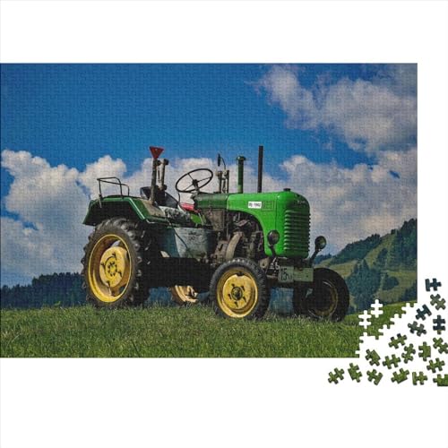 Puzzles für Erwachsene, 1000 Teile, Bauernhof-Traktor-Puzzles für Erwachsene, herausforderndes Spiel, Denksportaufgaben, 1000 Teile (75 x 50 cm) von WXMMoney