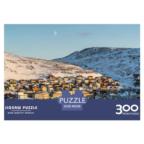 Puzzles für Erwachsene, 300 Teile, klassisches norwegisches Schönheits-Holzpuzzle, entspannendes Puzzlespiel, Denksportaufgaben, 300 Teile (40 x 28 cm) von WXMMoney