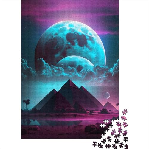 Pyramids_Of_Egypt Puzzlespiel 300 Teile Für Erwachsene, Einzigartige Kunstwerke Und Vorlage - Geburtstagsgeschenk - Spaßige Puzzles Mit Überraschung Von Puzzle in A Bag Puzzel 300pcs (40x28cm) von WXMMoney