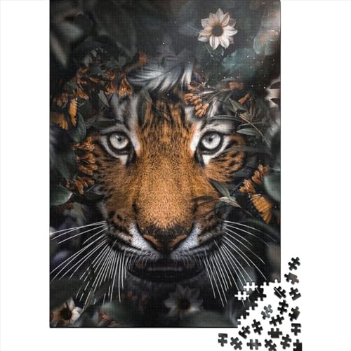 The Tigers Garden Puzzle 1000 Teile Erwachsene Puzzles Für Erwachsene Klassische Puzzles 1000 Teile Erwachsene Puzzlespiel Schwer Pädagogisches Spielzeug Erwachsene Kinder Puzzel 1000pcs (75x50cm) von WXMMoney