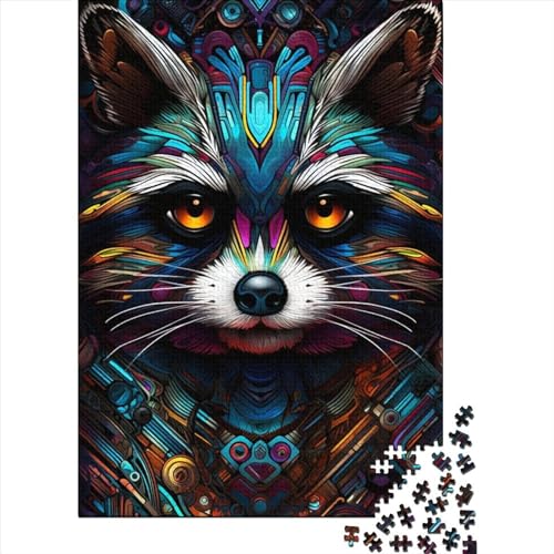 WXMMoney Art Animal Civet Cat Puzzle 1000 Teile Puzzle Erwachsene Schwieriges Schwer Puzzle Für Erwachsene Und Kinder Ab 14 Jahren Puzzel 1000pcs (75x50cm) von WXMMoney