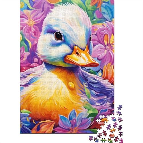 WXMMoney Art Animal Duck Puzzle 1000 Teile,Puzzle Für Erwachsene, Impossible Puzzle,Puzzle 1000 Puzzle Home Dekoration Puzzle,Erwachsenenpuzzle Puzzel 1000pcs (75x50cm) von WXMMoney