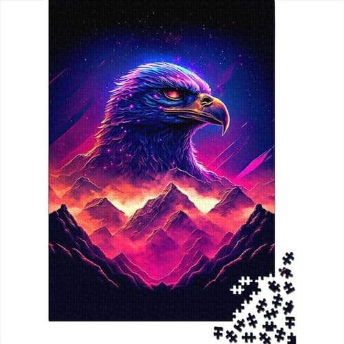 WXMMoney Eagle Puzzle 1000 Teile Puzzle Erwachsene Schwieriges Schwer Puzzle Für Erwachsene Und Kinder Ab 14 Jahren Puzzel 1000pcs (75x50cm) von WXMMoney
