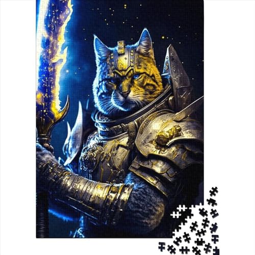 WXMMoney Galaxy Defender Cat Puzzle 500 Teile Erwachsener Kniffel Spaß Für Die Ganze Familie - Abwechslungsreiche 500 Puzzleteilige Motive Puzzle Erwachsene, Puzzel 500pcs (52x38cm) von WXMMoney