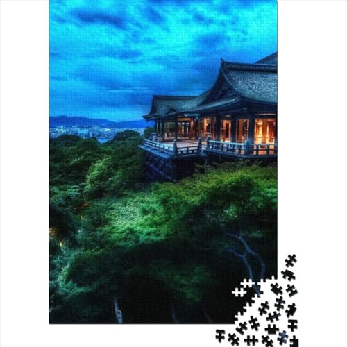 WXMMoney Kyoto_Japan_Landscape_Asia Puzzle 1000 Teile Erwachsener Kniffel Spaß Für Die Ganze Familie - Abwechslungsreiche 1000 Puzzleteilige Motive Puzzle Erwachsene, Puzzel 1000pcs (75x50cm) von WXMMoney