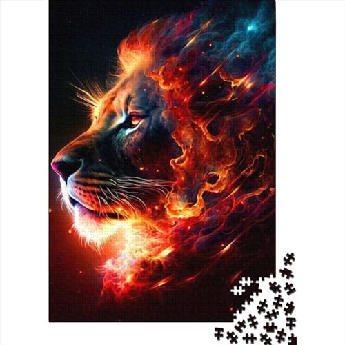 WXMMoney Lion 1 Puzzle 500 Teile Erwachsener Kniffel Spaß Für Die Ganze Familie - Abwechslungsreiche 500 Puzzleteilige Motive Puzzle Erwachsene, Puzzel 500pcs (52x38cm) von WXMMoney