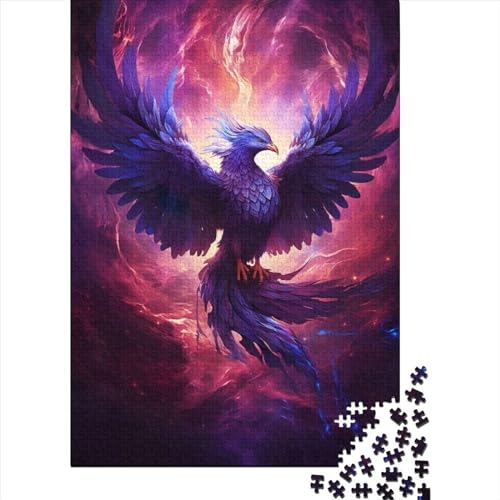 WXMMoney Mystical_Phoenix_Bird_ Puzzle 1000 Teile Puzzles Für Erwachsene Lernspiel Herausforderungsspielzeug 1000-teilige Puzzlespiel Für Erwachsene Kinder Puzzel 1000pcs (75x50cm) von WXMMoney