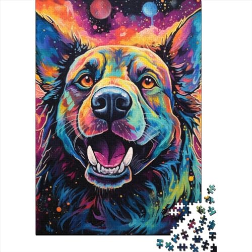 WXMMoney Pet Dog Puzzle 1000 Teile Puzzle Erwachsene Schwieriges Schwer Puzzle Für Erwachsene Und Kinder Ab 14 Jahren Puzzel 1000pcs (75x50cm) von WXMMoney