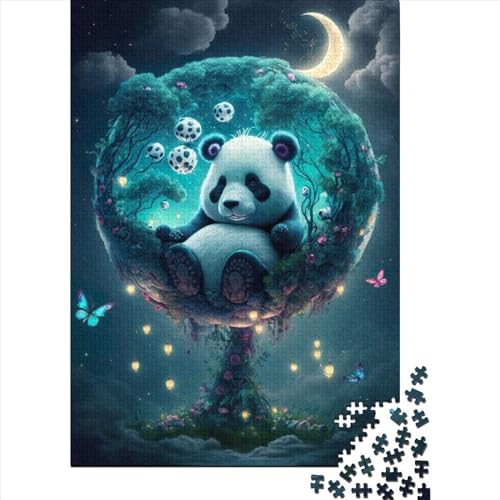 WXMMoney Snoozing Panda Puzzle 500 Teile Erwachsener Kniffel Spaß Für Die Ganze Familie - Abwechslungsreiche 500 Puzzleteilige Motive Puzzlespiel Erwachsene, Puzzel 500pcs (52x38cm) von WXMMoney