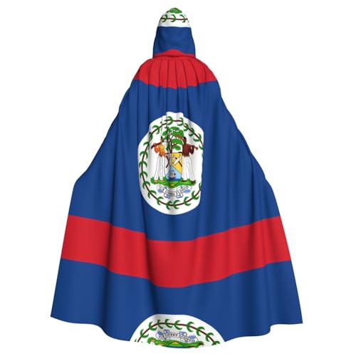 WXXWXD Bedruckter Kapuzenumhang mit Belize-Flagge, Halloween-Kostüm, kann für Partys, Rollenspiele, Fliege, ohne Reißverschluss, übergroßer Kapuzenumhang verwendet werden WXXWXD Bedruckter Kapuzenumhang mit Belize-Flagge, Halloween-Kostüm, kann für Partys, Rollenspiele, Fliege, ohne Reißverschluss, übergroßer Kapuzenumhang verwendet werden von WXXWXD