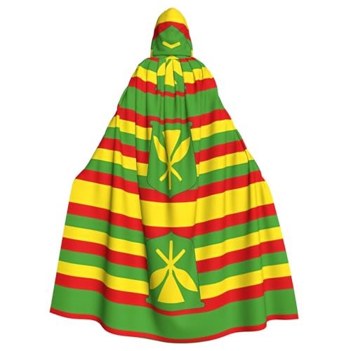 WXXWXD Ureinwohner Hawaii-Flagge, bedruckter Kapuzenumhang, Halloween-Kostüm, kann für Partys, Rollenspiele, Fliege, ohne Reißverschluss, übergroßer Kapuzenumhang verwendet werden WXXWXD Ureinwohner Hawaii-Flagge, bedruckter Kapuzenumhang, Halloween-Kostüm, kann für Partys, Rollenspiele, Fliege, ohne Reißverschluss, übergroßer Kapuzenumhang verwendet werden von WXXWXD