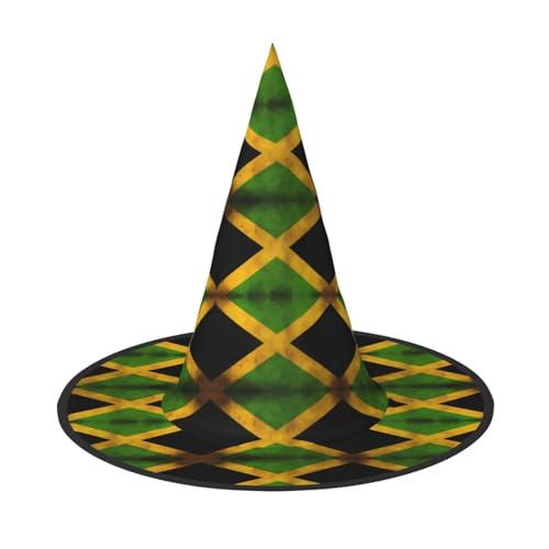 WXZYFP Alte jamaikanische Flagge. Dies ist ein faltbarer und tragbarer Halloween-Hut. von WXZYFP