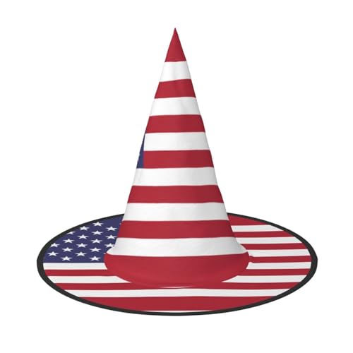 WXZYFP Amerikanische Flagge. Dies ist ein faltbarer und tragbarer Halloween-Hut. von WXZYFP