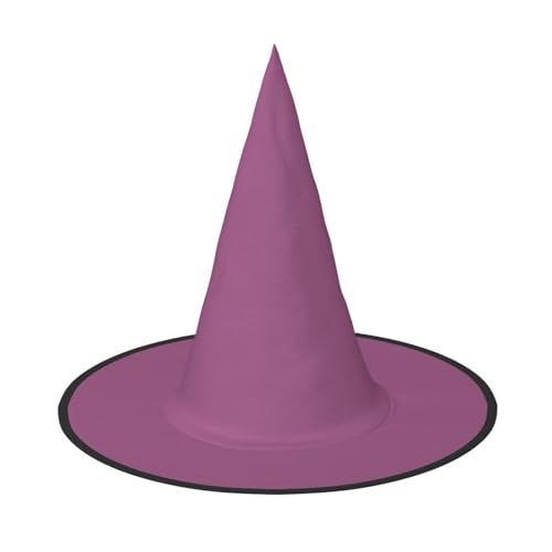 WXZYFP Einfarbig, traubenrot. Dies ist ein faltbarer und tragbarer Halloween-Hut. von WXZYFP