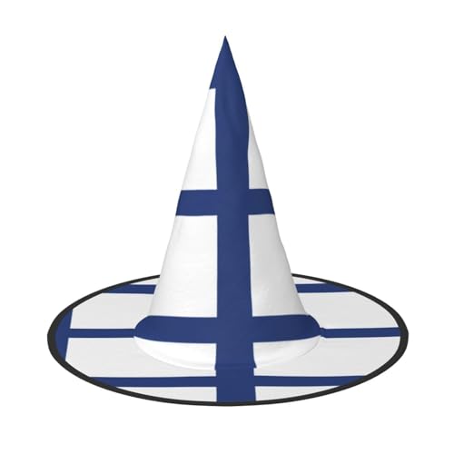 WXZYFP Finnische Flagge. Dies ist ein faltbarer und tragbarer Halloween-Hut. von WXZYFP