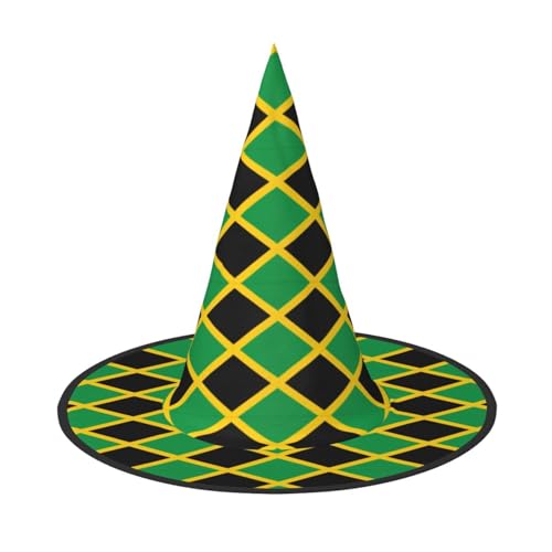 WXZYFP Flagge von Jamaika. Dies ist ein faltbarer und tragbarer Halloween-Hut. von WXZYFP
