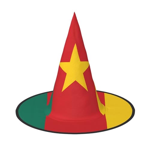 WXZYFP Flagge von Kamerun. Dies ist ein faltbarer und tragbarer Halloween-Hut. von WXZYFP
