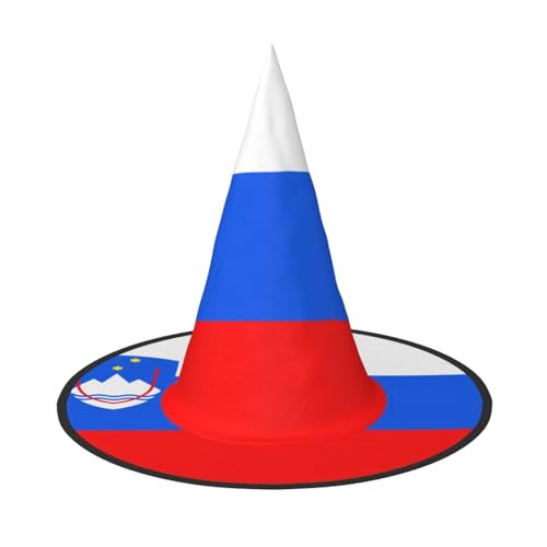 WXZYFP Flagge von Slowenien. Dies ist ein faltbarer und tragbarer Halloween-Hut. von WXZYFP