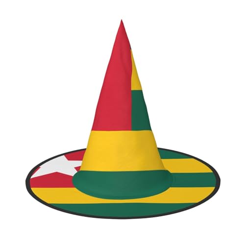 WXZYFP Flagge von Togo. Dies ist ein faltbarer und tragbarer Halloween-Hut. von WXZYFP
